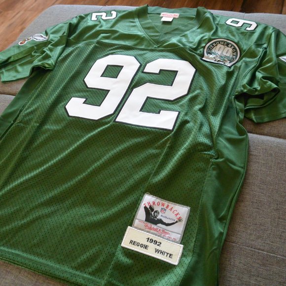 Brand NEW Reggie White #92 Philadelphia Eagles Jersey Size Men's Large - Picture 6 of 11